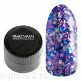 Monami, Гель-лак с блеском Purple (5 гр.)